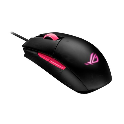 Asus Rog Strix Impact Ii Gaming Mouse 400 60 Dpi Omron Switches Dpi Button Rgb Led Electro Punk